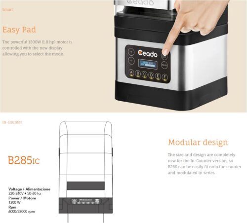 Müra summutava kaanega blender B285