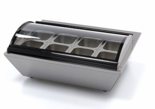 Lauapealne vitriin kaanega