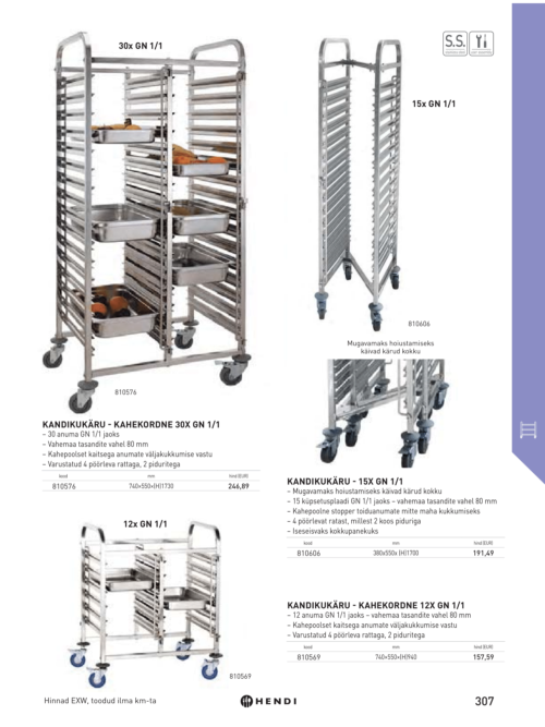 Togid/ serveerimiskärud